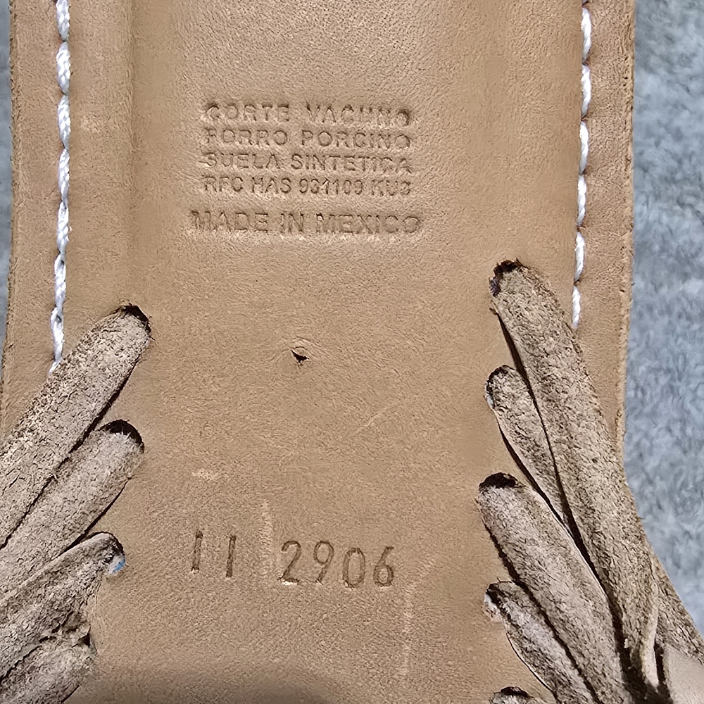 Woven Leather Slip-On Mules in Nude - Unbranded - Picture 3 of 5